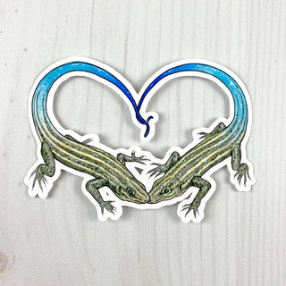 Skink Heart Vinyl Sticker