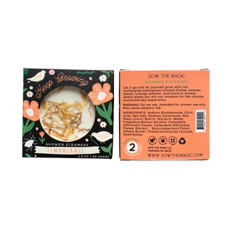 Keep Growing - Lemongrass Shower Steamer Duo