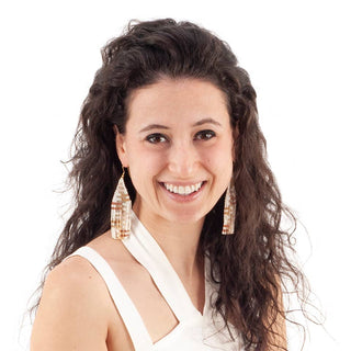 Ladder Fringe Earrings - Taupe