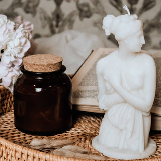 Grecian Goddess Pillar Candle