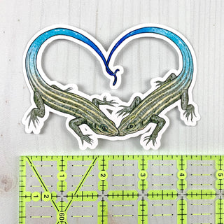 Skink Heart Vinyl Sticker