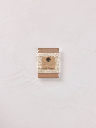 Gold/Natural Glitter Twine