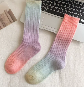 Cozy Ombre Rainbow Socks