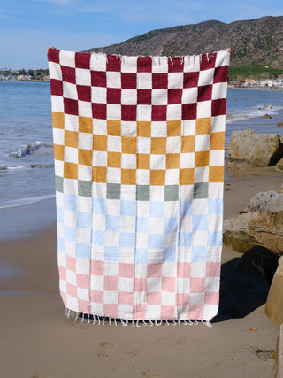 Multicolor Checker - Heavyweight Blanket