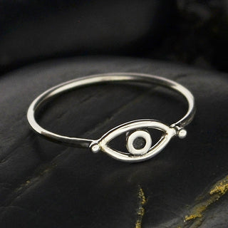 Sterling Silver Evil Eye Ring