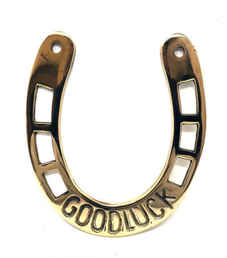 Lucky Brass Horseshoe - Wall Hanging Decor