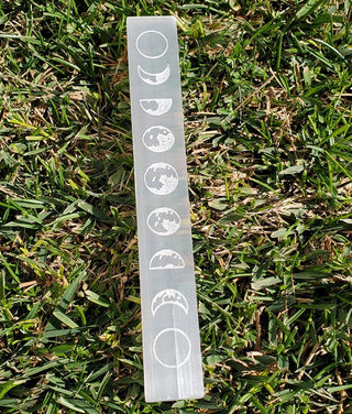 Selenite Moon Phase Wand