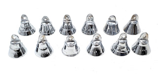 0.5" Mini Chrome Plated Brass Bells