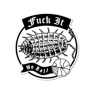 "We Ball" Die-Cut Sticker