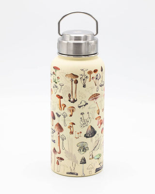 32oz Steel Insulated Bottle - Mushrooms