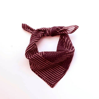 Block Print Bandana - Violet
