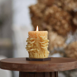 Mushroom Candles – 100% Pure Beeswax – 3 Styles: Amanita Mushroom