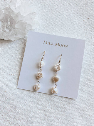 Pearl Trio Earrings