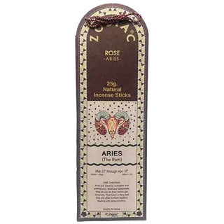 Zodiac Incense- Aris: Rose