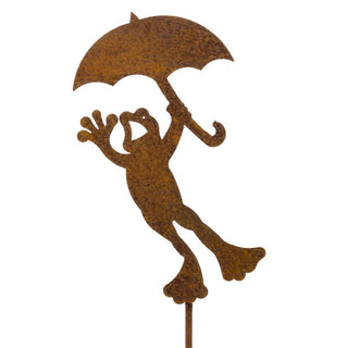 Frog with Umbrella Pick