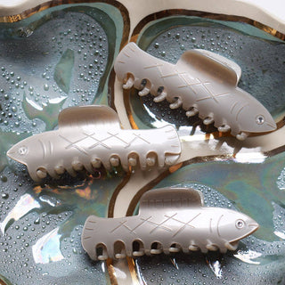 Herring Fish Acetate Hair Claw