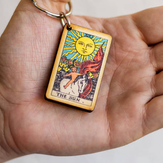 The Sun Tarot Keychain