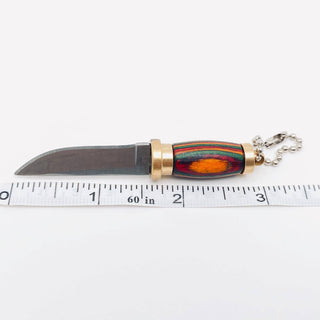 Wooden Handle Mini Knife w/ Protective Cover