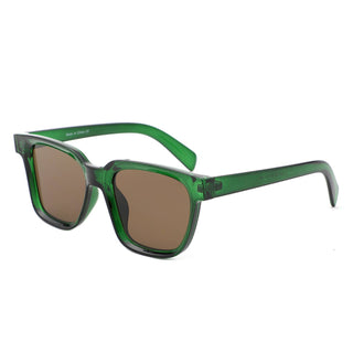 Classic Square Curved Lens Sunglasses - Assorted Colors