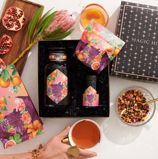 Pink Moment Pixie - Hibiscus Tangerine Dream Herbal Tea: Sampler Pouch (10-15 cups)