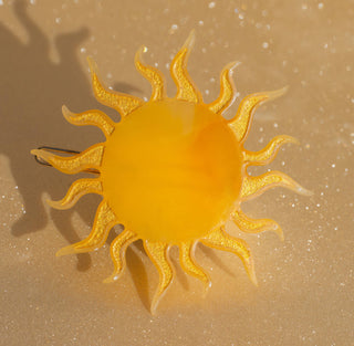 Golden Sun Sunshine Barrette