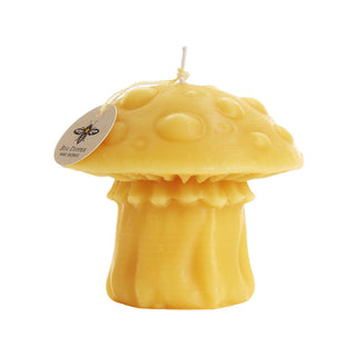 Mushroom Candles – 100% Pure Beeswax – 3 Styles: Oyster Mushroom
