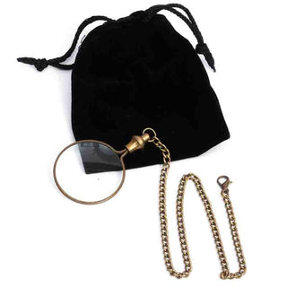 Pocket Magnifying Glass with Velvet Pouch
