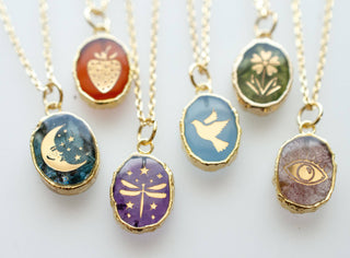 Symbol Stone Necklaces