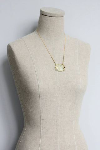 David Aubrey Jewelry | Quartz geometric necklace