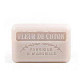 Au Savon de Marseille French Soap with Organic Shea Butter | Cotton Flower 125g