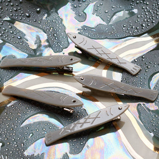 Sardine Fish Hair Clip Set