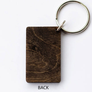 The Emperor  Wooden Keychain