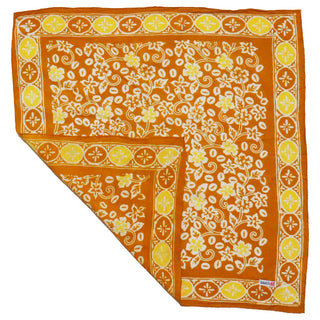 Hand Dyed Batik Bandana - Scarlet Sunset