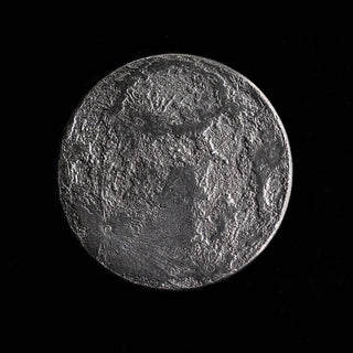 Iron Moon Coin: 1 " Full Moon