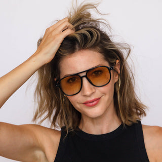 Eastwood Aviator Sunglasses - Black