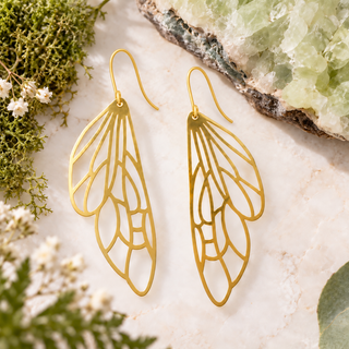 Cicada Wing Earrings