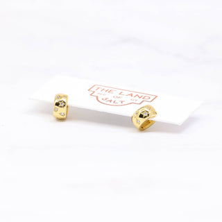 Constellation Huggie Hoop Earrings - Gold