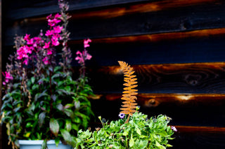 Fern Leaf and Frond Stakes Metal Silhouette Garden Yard Art
