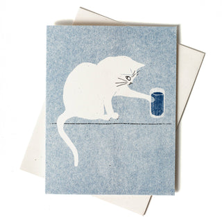 Water Glass - Risograph Card