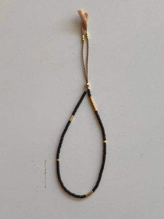 Sintha Silk Bead Bracelet: Rust