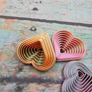 Valentine Heart Shaped Fractal Fidget Hexagon Decompression Fidget Toy
