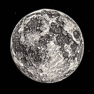Full Moon Silver Coin