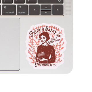 Literature Book Emily Dickinson Vinyl Sticker