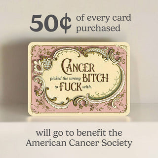 Cancer Picked the Wrong B*tch Get Well Card