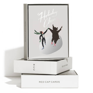 Skating Bear Holiday Card