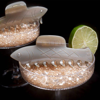 Herring Fish Acetate Hair Claw
