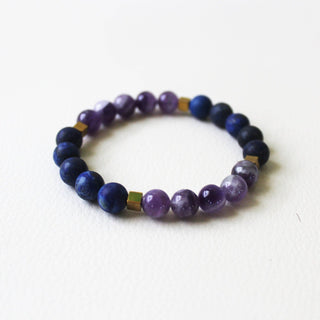 Psychic Protection - Lapis Lazuli, Amethyst, Hematite
