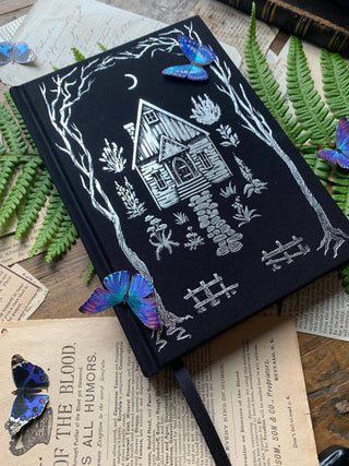 The Grimoire Lined Notebook in Silver