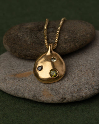 Mwala Constellation Necklace: Champagne