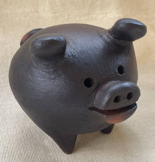 Chanchito Dark Clay Three Leg Pig